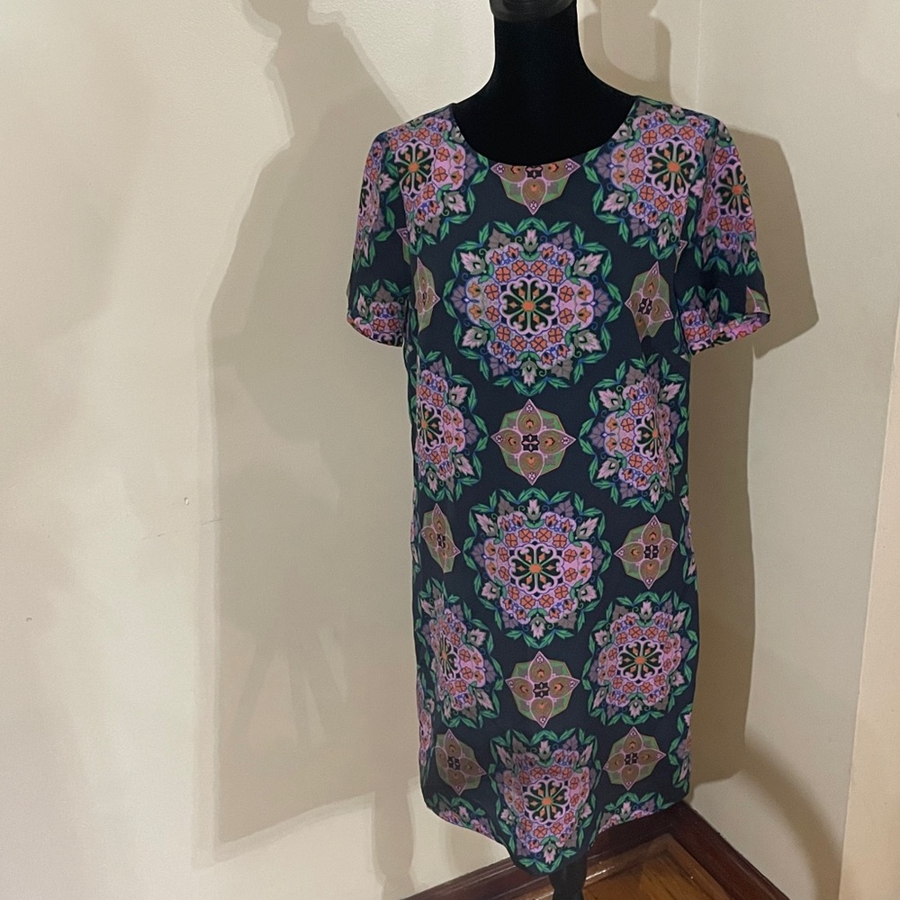 NWT J. Crew Printed Dress, Sz 6